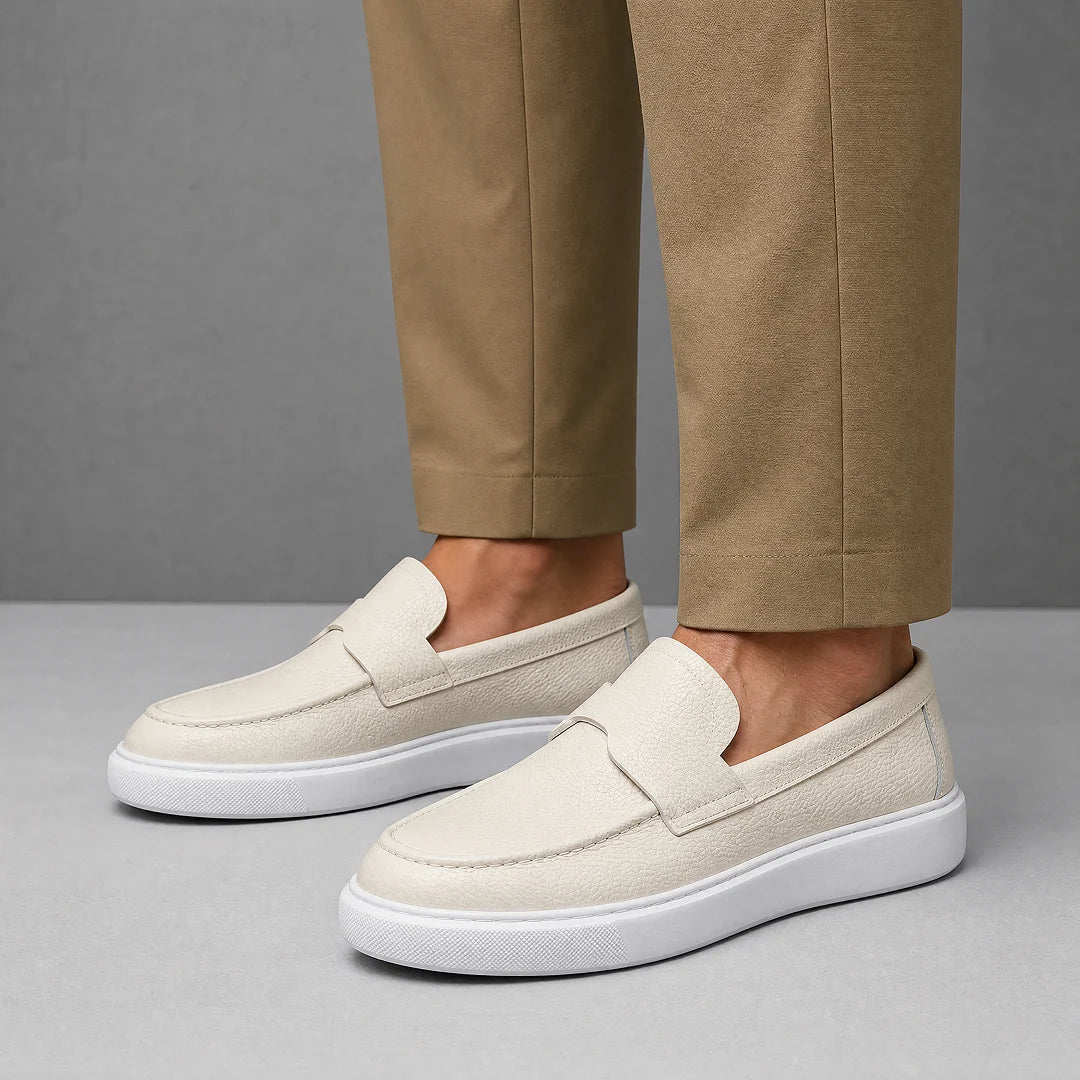 Mocassin en Cuir Naturel – Style Intemporel